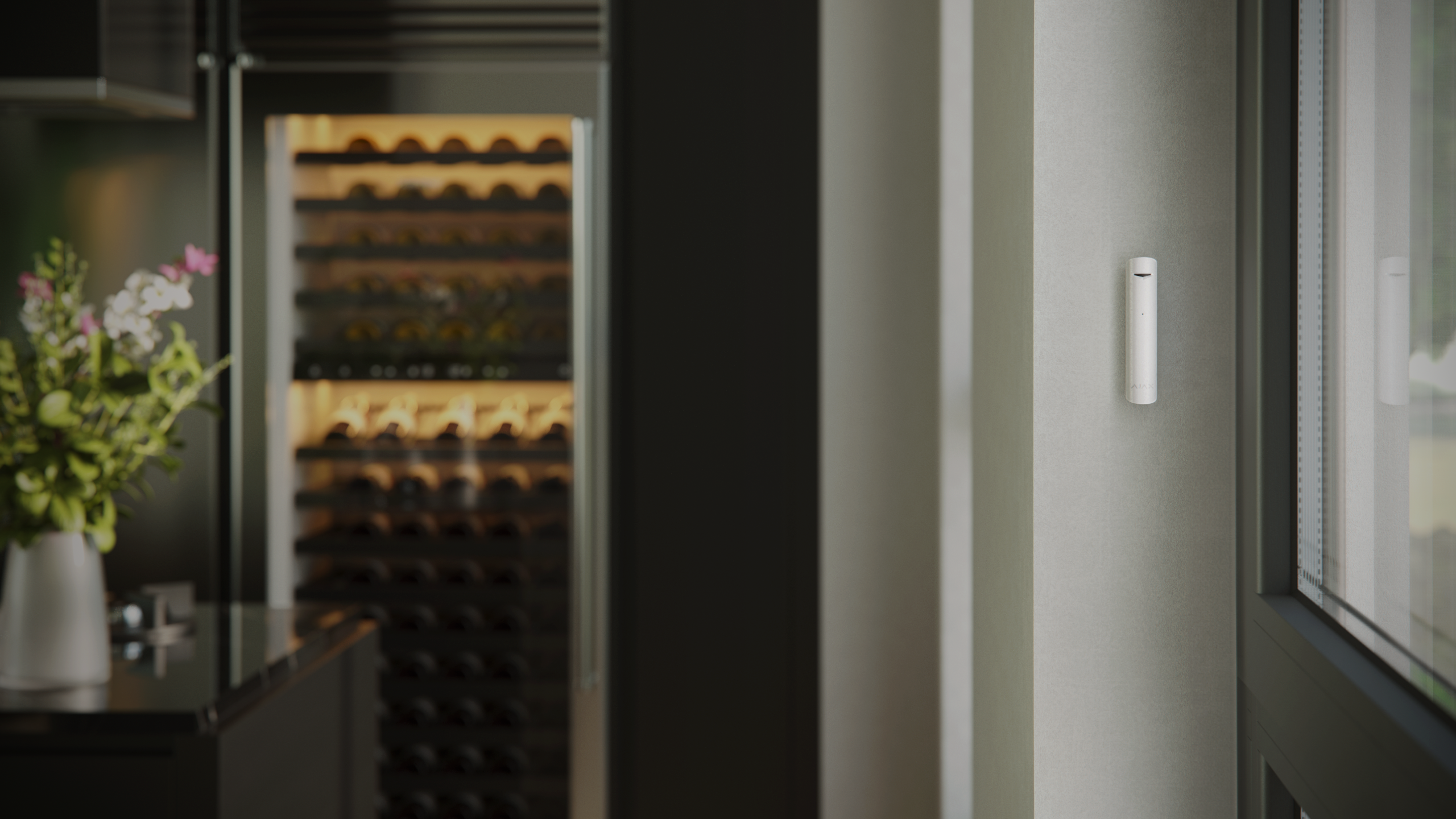 Home GlassProtect S white Installateur Alarme Ajax